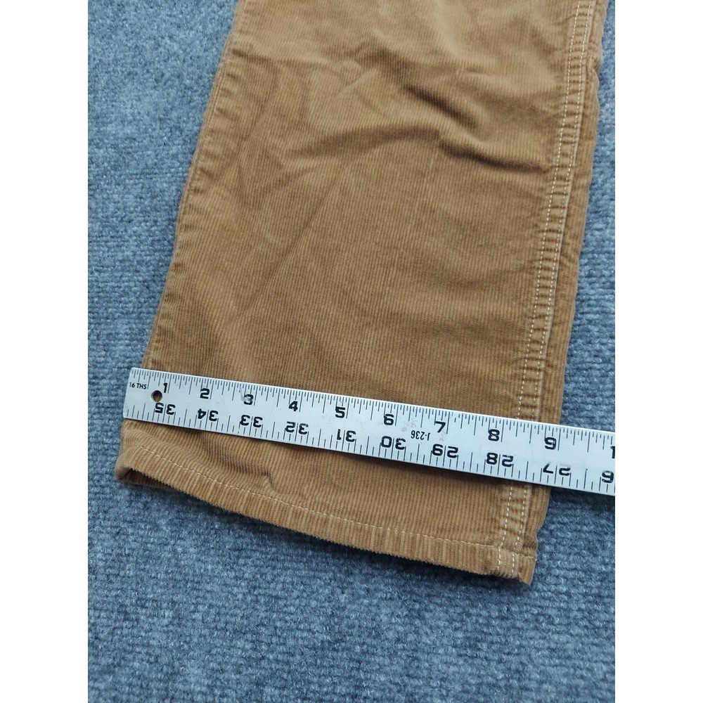 Vtg Polo Ralph Lauren Corduroy Pants Mens 34x28 Brown‎ Chino Tag size 36x32 - Picture 5 of 14